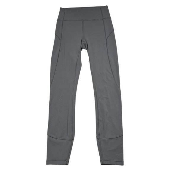 Lululemon In Movement 7/8 Tight Everlux 25" Inseam Titanium Grey Size 4 - Picture 1 of 6